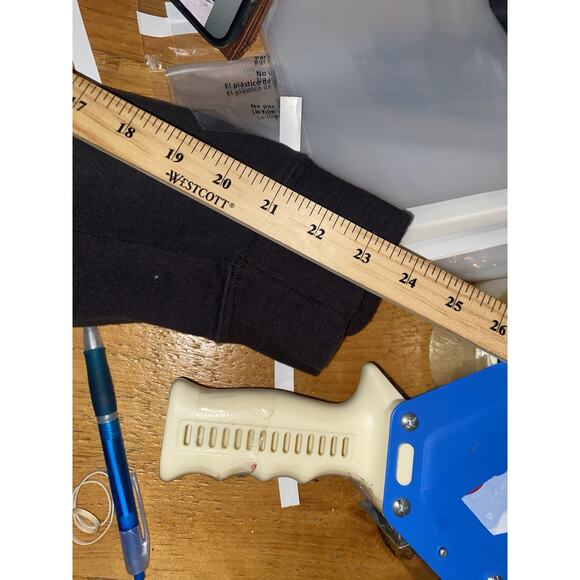 Basic Editions Gray Blue Stripe Men's Size Medium - Picture 5 of 6